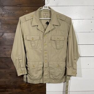 Beretta Safari‎ Hunting Jacket Mens Size Large With Belt